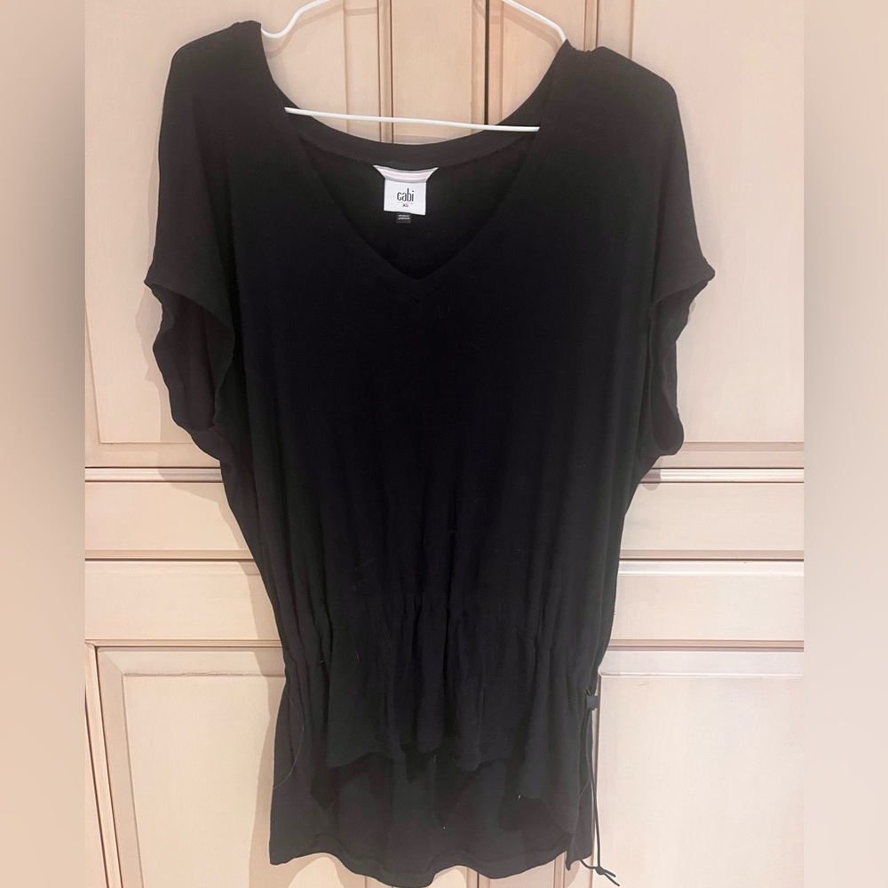 Cabi Black V-Neck Top